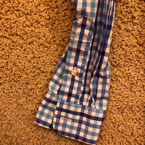 Vineyard Vines Boys Dress Shirt M 12-14 - Picture 4 of 5